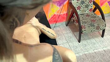 couple devours my wet pussy bareback sex