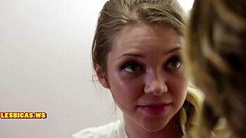 Milf lesbians kissing passionately in the scene