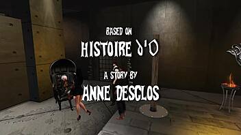 i'm telling the story of o with her wet pussy and bdsm tattoos