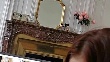 My girlfriend sucks me while watching julynovember's amateur porn