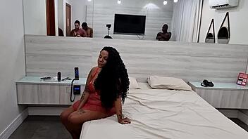 BBW Kelly Campos' first porn experience with monster cock