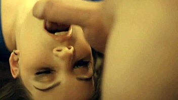 she gives a sensitive blowjob to her partner.