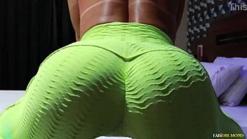 milf fabi drumond trains hard with her personal trainer