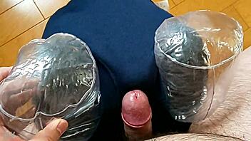 bloomers rubbing against vibrator leads to intense masturbation session with electric toy 😍