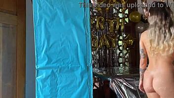 Gimme that real cock for my birthday 'til my ass drips!