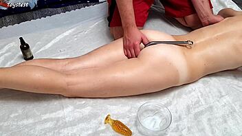 How do you prepare your stepsister for those anal massage tactics?