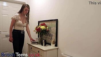 hey, wanna see naughty college student get spanked hard?