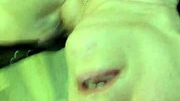 I cum in her mouth while fuck buddy takes her arse!