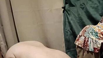 slave worships dominatrix with dildo