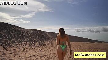 Naughty Blonde Teen Sahara Skye Sucks Dick At The Beach!