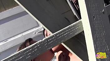 watch this perfect brunette with big tits take a massive dildo in her wet tight pussy.