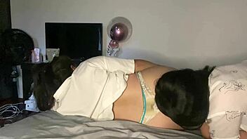 Lesbians rubbing bodies in underwear orgasms