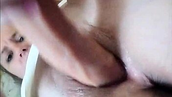 Large thick dildo play with wet toys