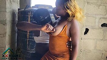 Ghetto Barbie feels so horny, needing monster cock to fix her situation.