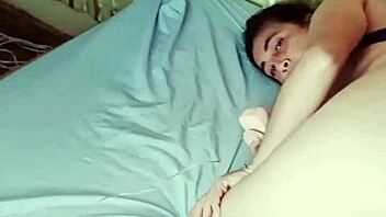 Oh, what a tasty orgasm from this huge dildo!