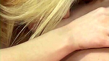 Horny lesbian college coeds licking pussy intensely.