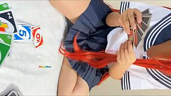 My sister-in-law loses bet and gives me her pussy quickly?