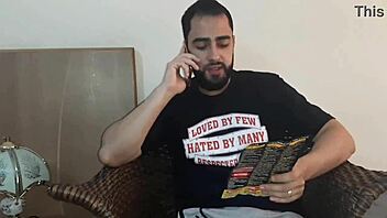 While wife bathes, I secretly fuck the hot waitress