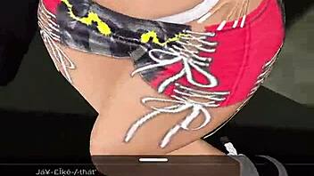 big booty latina bitch joins party twerking her ass. she gives jerk off instructions to everyone