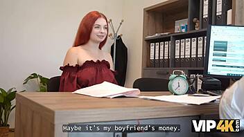 redhead slut sucking cock on webcam.