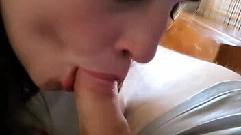 Is She Telling Daddy About Fucking His Friend During This Dirty Talk Blowjob?