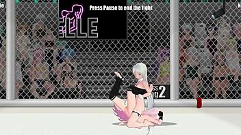 Princess of the Ring 2: Isabel Battles Natasha in Fierce Lesbian Catfight on the Street