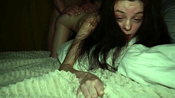 Skinny Brunette Craves Hard Night Sex With Monster Cock