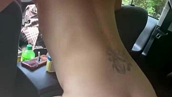 Skinny streetwalker gets banged on camera and takes a load