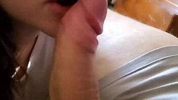 Is She Telling Daddy About Fucking His Friend During This Dirty Talk Blowjob?