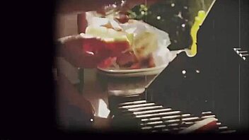 i'm this punk hipster chick bangin myself with a long thick dildo, and the camera guy helps out