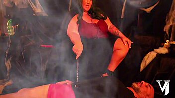 witchy halloween ft brother love with cum covered belly and clit play