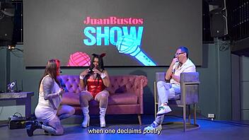 lalucero swallows a dick on orders from her dominatrix in this christmas special 😈