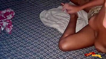 Skinny teen gets rough anal bareback fucking