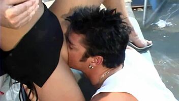 Layla jade enjoys private moments in public places