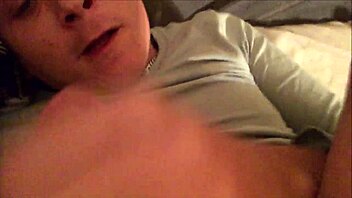 sexy bitch fingers ass and swallows cum load