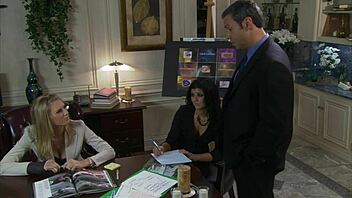 barbara summer and brooke banner rub their pussies together to cum