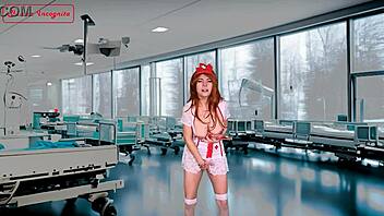 Nurse does perverted things in front of patient with joi!