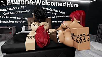 threesome with two redheads in group sex fun