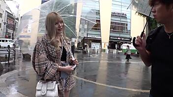 Z Generation Gal with H Cup in Homemade Action