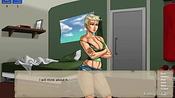 horny college slut gets fucked in her dorm room