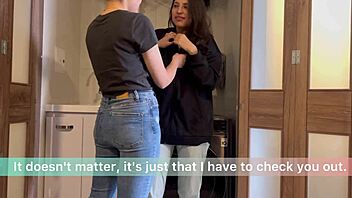 Stepmother and I play doctor on the washing machine