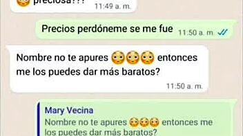 Doña Mary gets hot and fucks