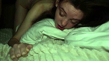 Skinny Brunette Craves Hard Night Sex With Monster Cock