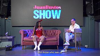 lalucero swallows a dick on orders from her dominatrix in this christmas special 😈