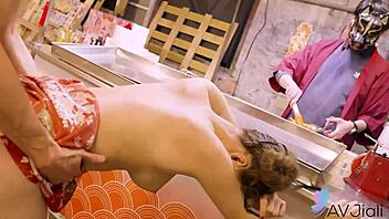 Chinese Busty Babe Li Nana Enjoys Rough Sex With Wet Pussy And Blowjob