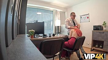 redhead slut sucking cock on webcam.