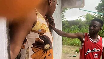 I Fucked My Neighbor's Wife Under The Staircase, And She Was Moaning So Loud!