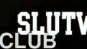 glassed-up karla rose drops to her knees locking eyes in pov while sucking my wrapped cock with hungry force