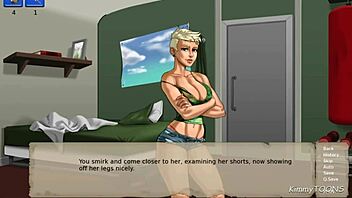 horny college slut gets fucked in her dorm room