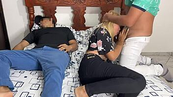 noche de pelicula con mi amigo y su novia ntr